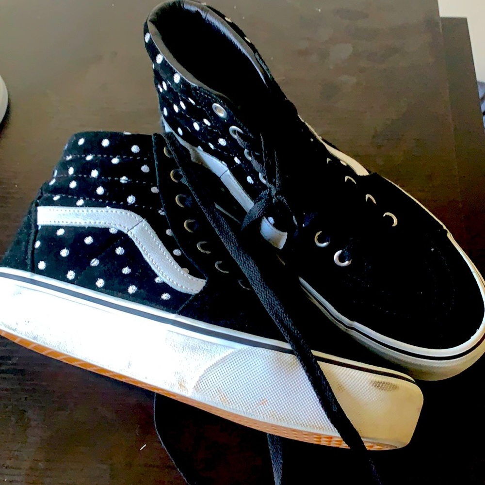 Barley worn Platform Vans sz 8womens / 6.5 men’s
